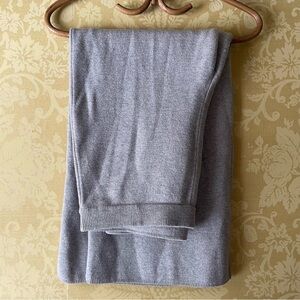 J. Crew Gray Sweater Knit Wool Blend Wide Leg Lounge Pants